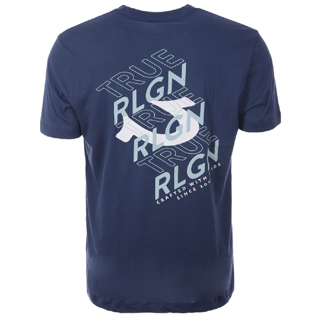 True Religion Slant TR Navy T-Shirt