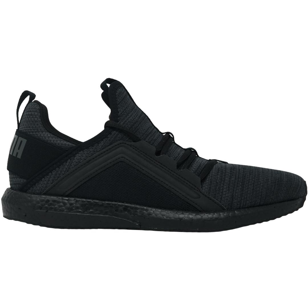 Puma Mega NRGY Heather Knit Black Trainers - Blakeburn