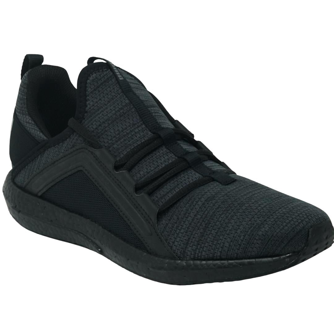 Puma Mega NRGY Heather Knit Black Trainers - Blakeburn