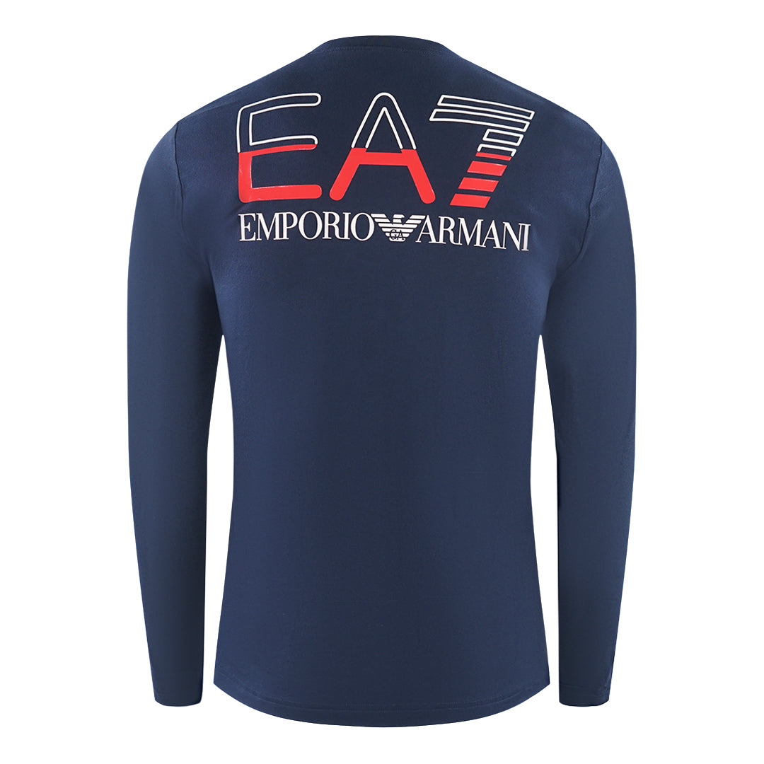 Ea7 Mens 3Rpt08 Pjlbz 1554 T Shirt Navy Blue