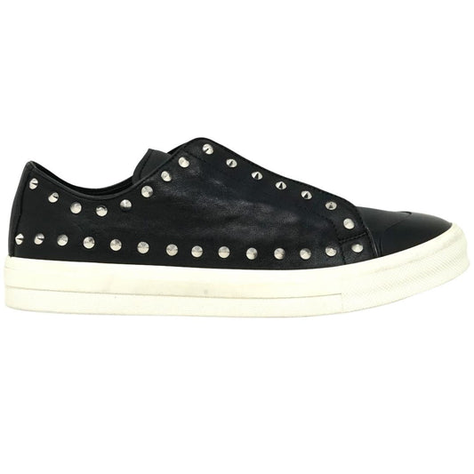 Alexander Mcqueen Studded Black Trainers