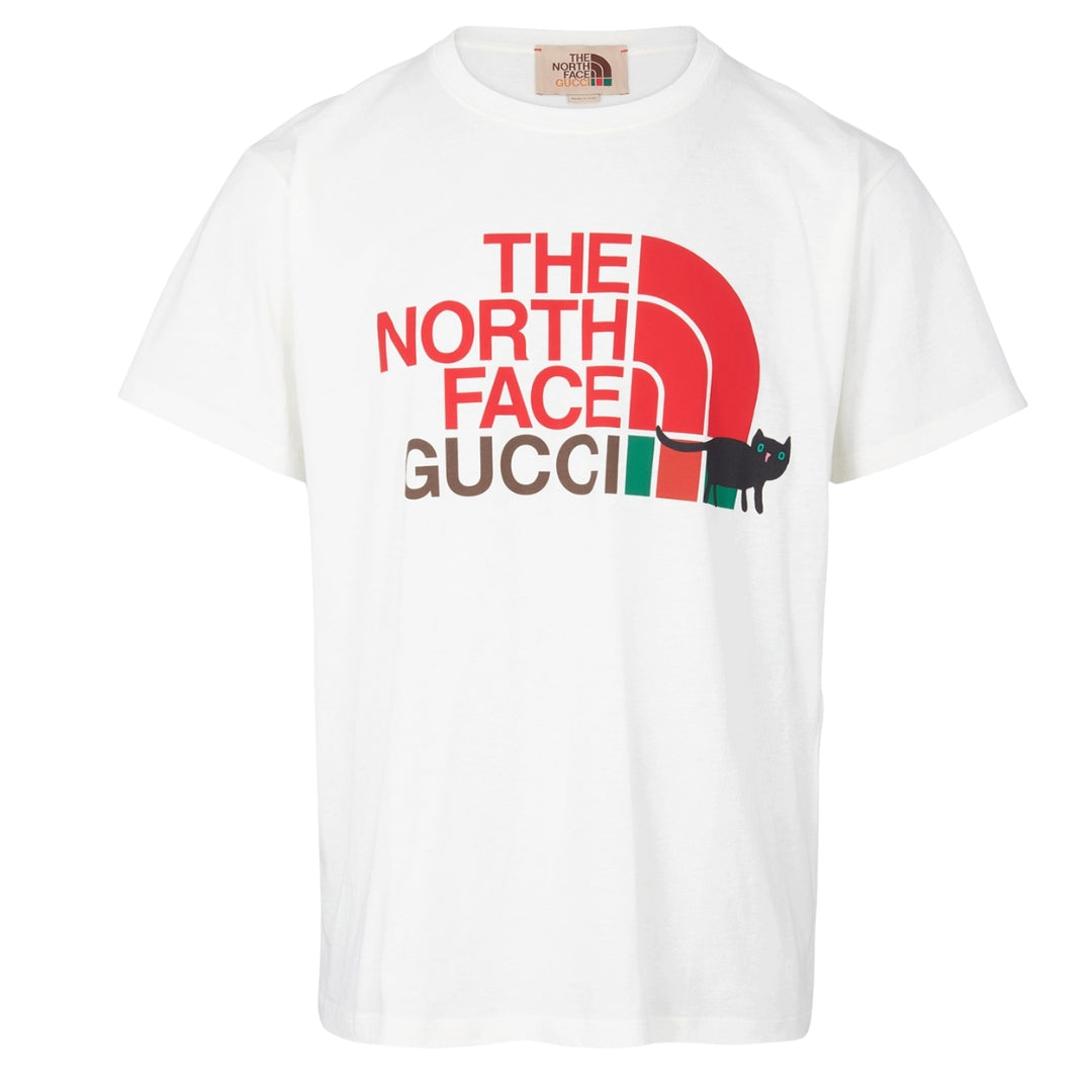 Gucci X The North Face Design Regular Fit White T-Shirt S