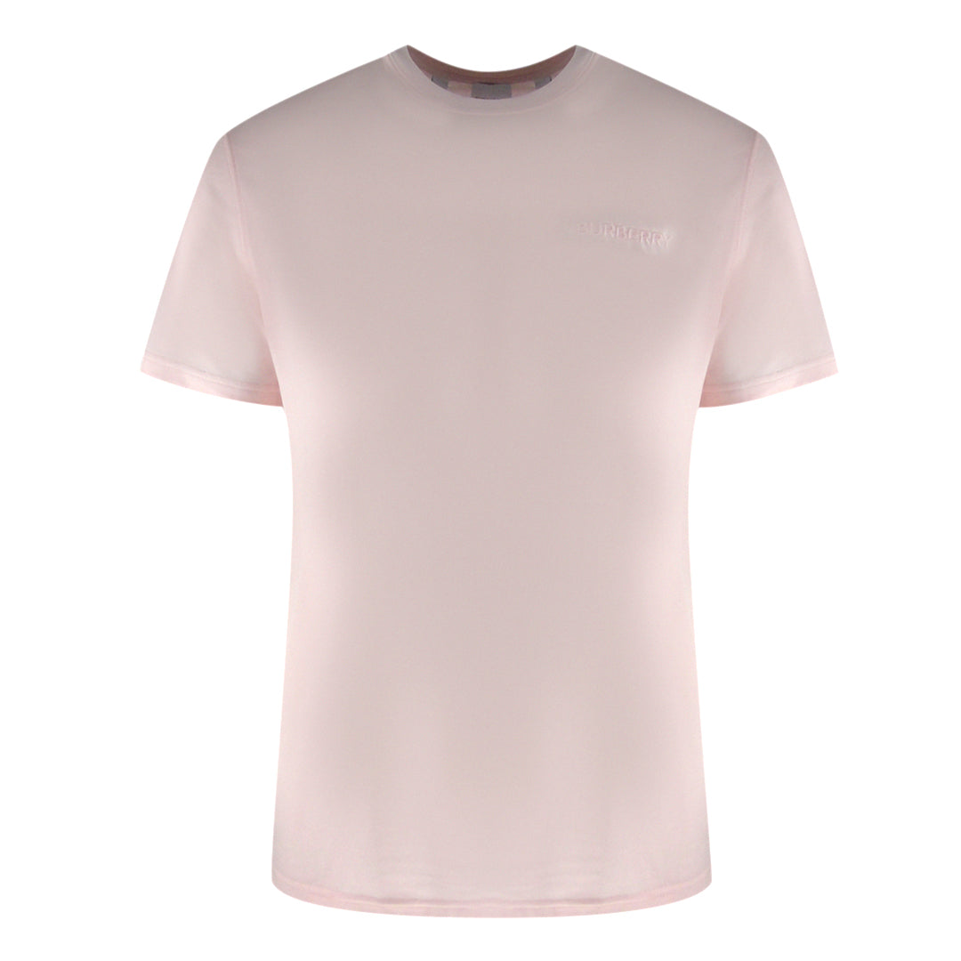 Burberry Monotone Logo Alabaster Pink T-Shirt M