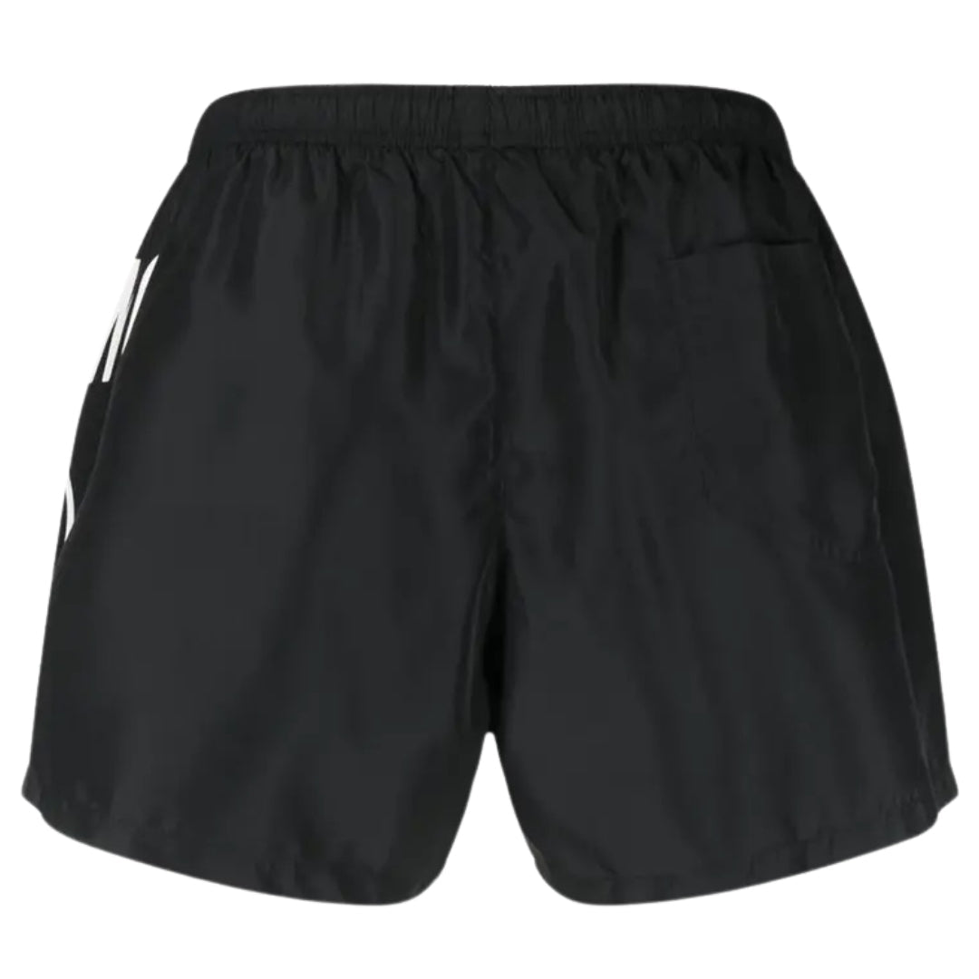 Moschino Large Milano Logo Black Short Swim Shorts XS