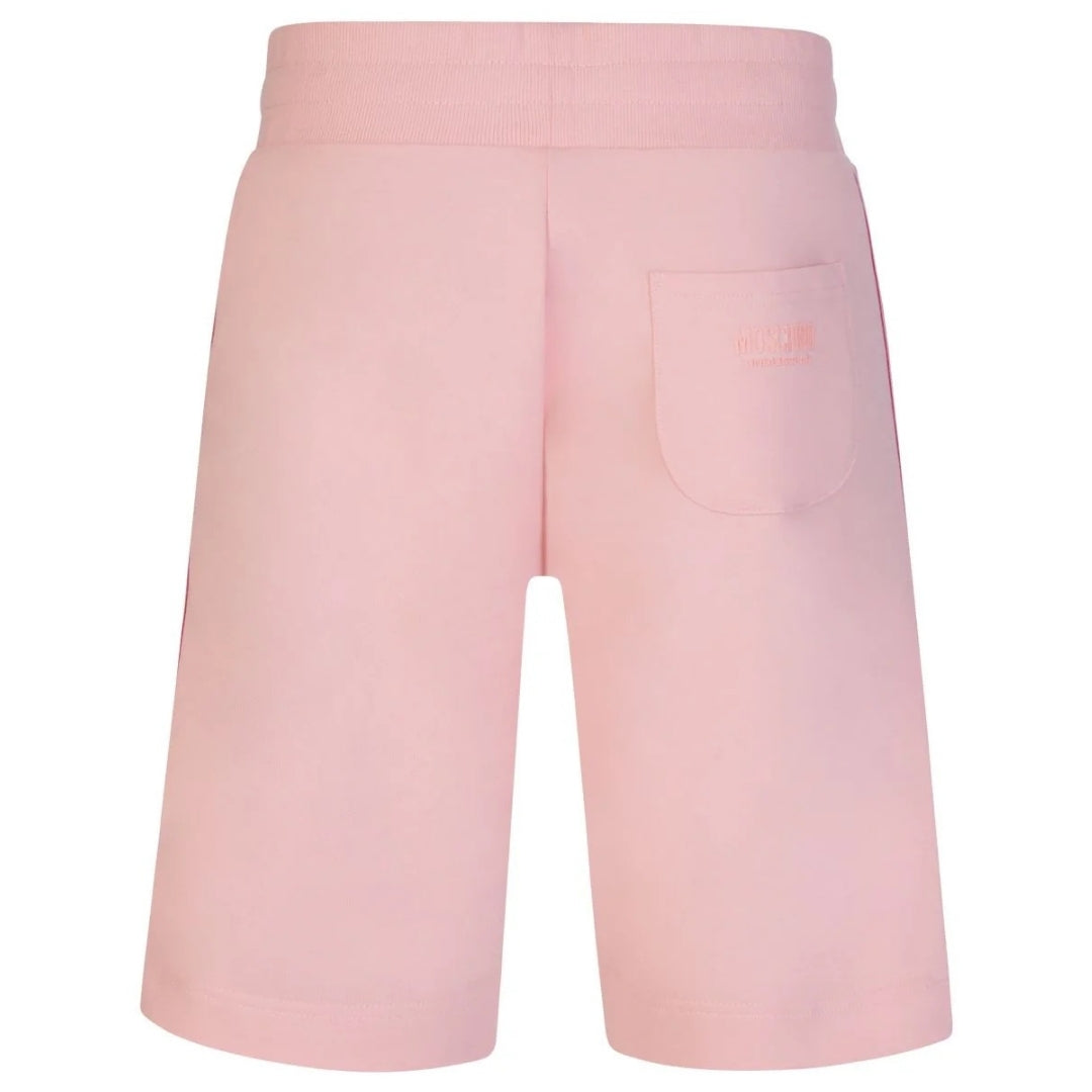 Moschino Branded Tape Legs Pink Shorts S