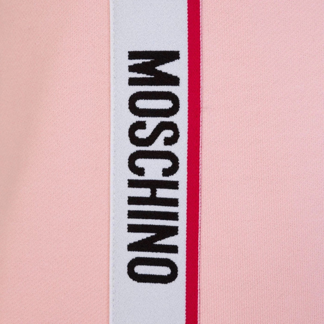 Moschino Branded Tape Legs Pink Shorts S