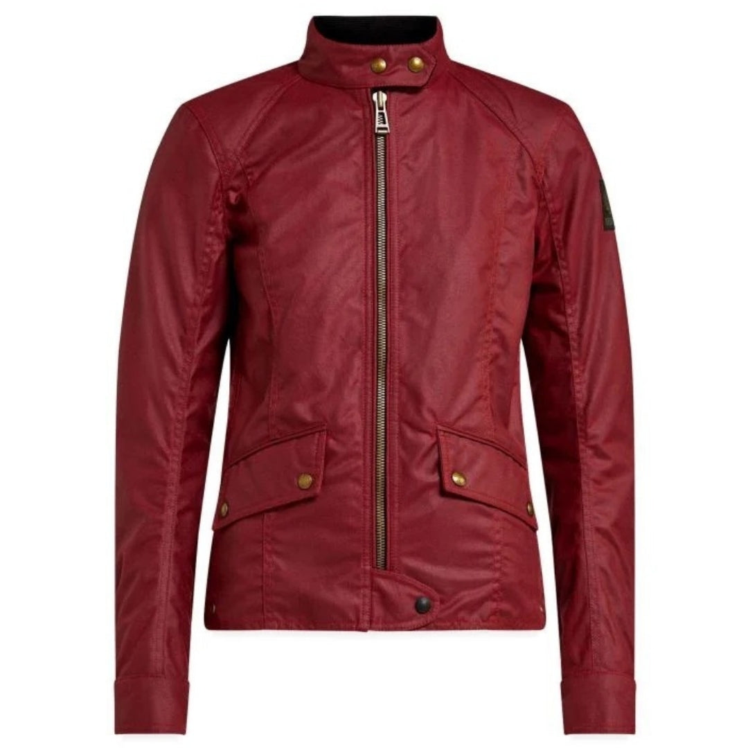 Belstaff Antrim Waxed Cotton Racing Red Jacket XXS