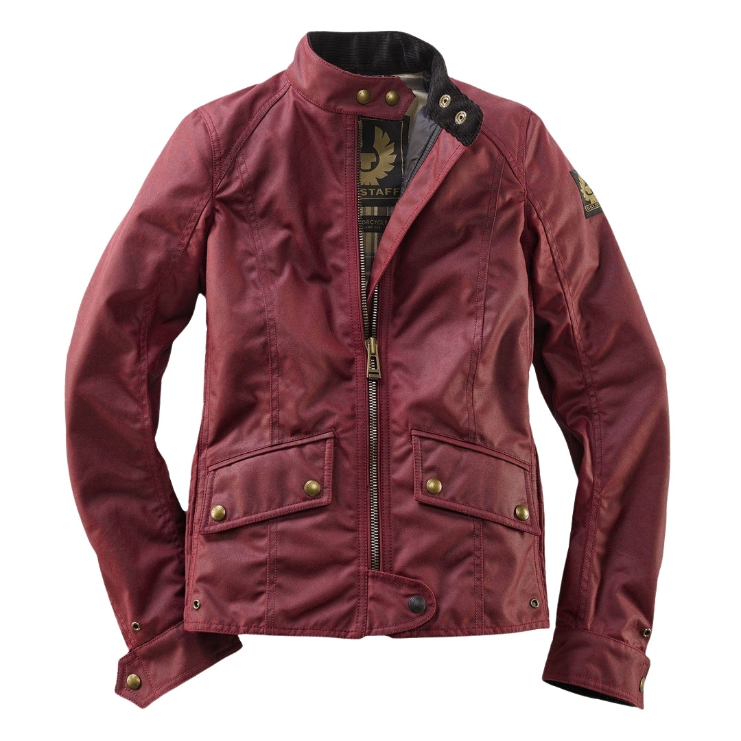 Belstaff Antrim Waxed Cotton Racing Red Jacket XXS