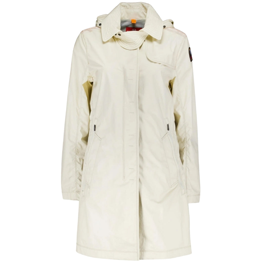 Parajumpers Avery Beige Hooded Trench Jacket S