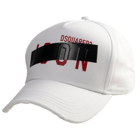 DSquared2 Mens BCM0478 1062 Cap White