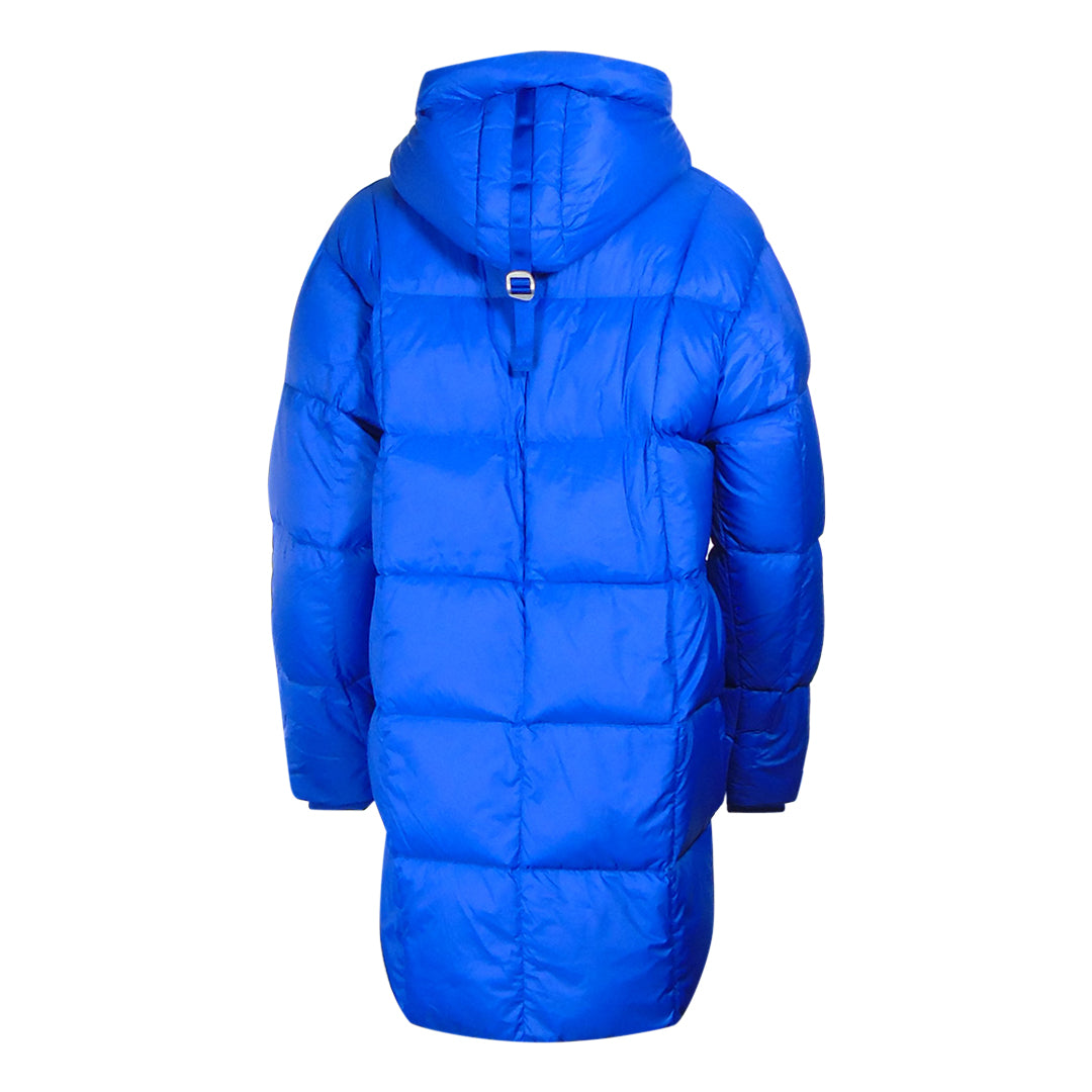 Parajumpers Bold Parka Kos Blue Long Hooded Down Jacket S