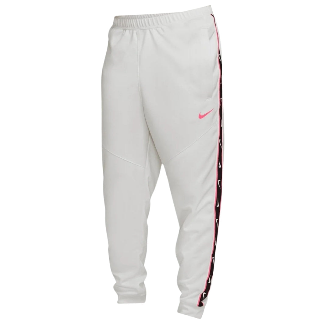 Nike Logo Taped Hem White Sweatpants L