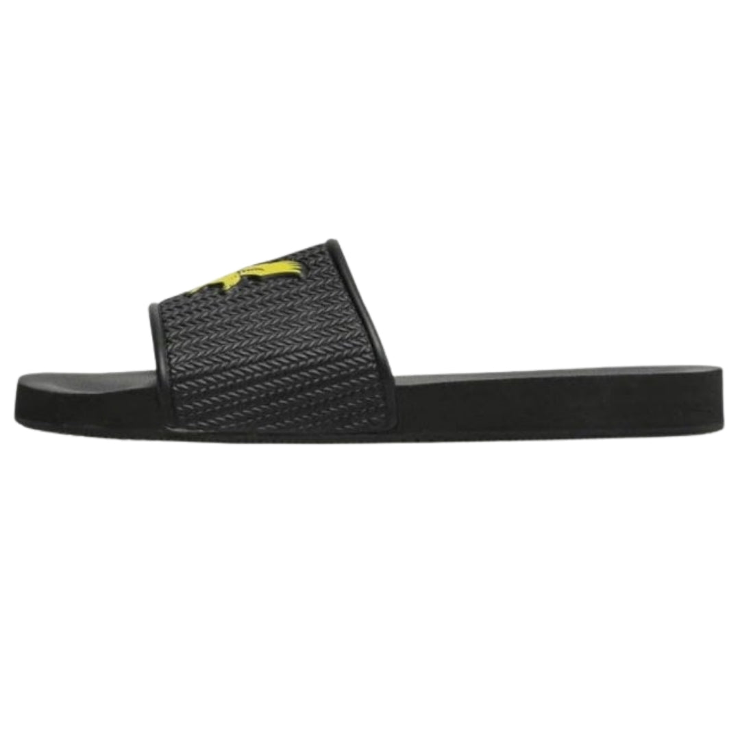 Lyle & Scott Logo Jet Black Slides