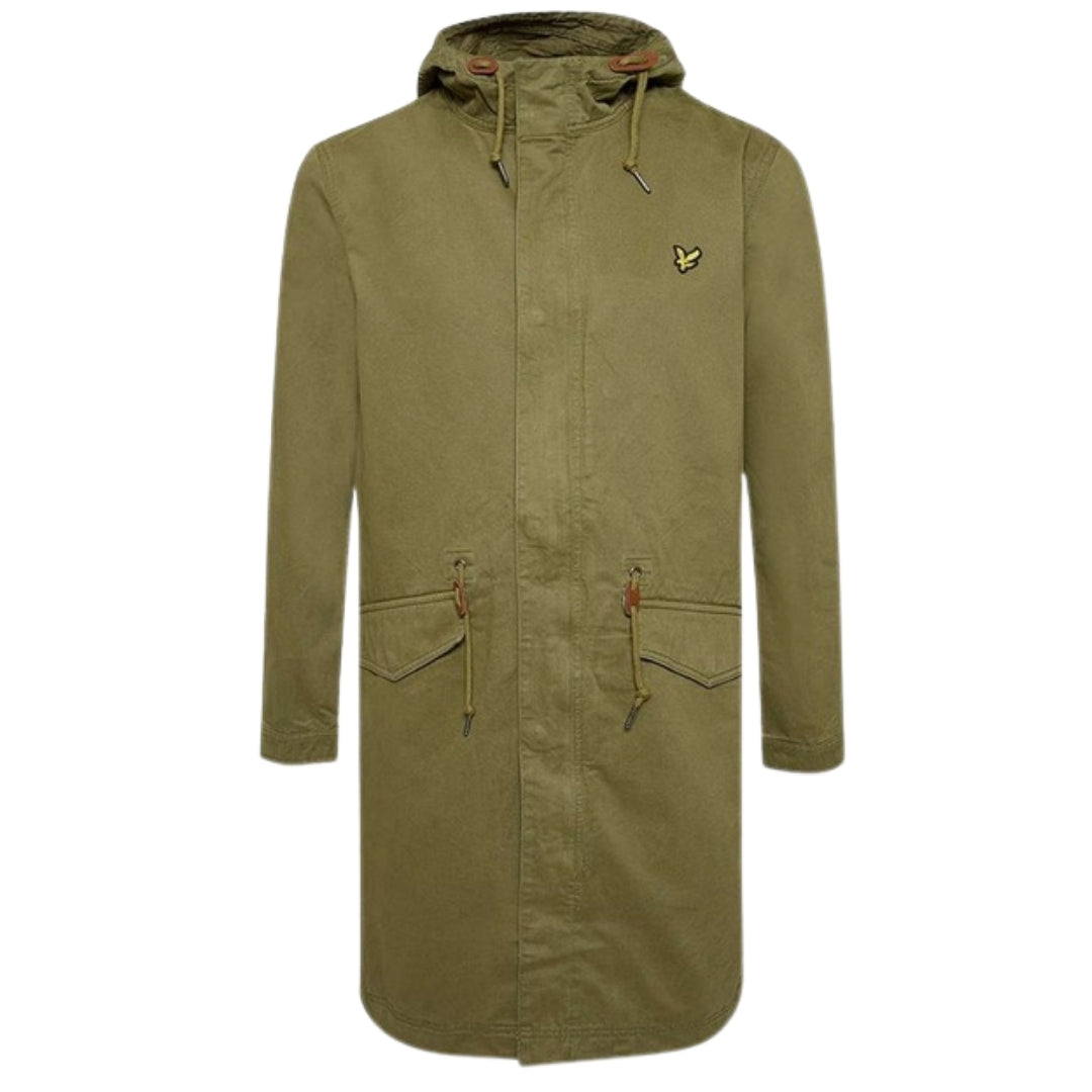 Lyle & Scott Fishtail Parka Green Jacket XS