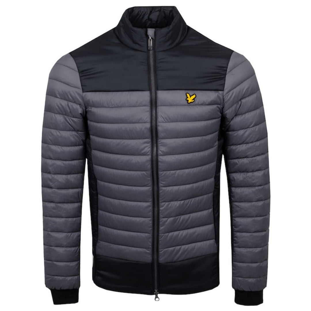 Lyle & Scott Back Stretch Quilted Grey Jacket XS