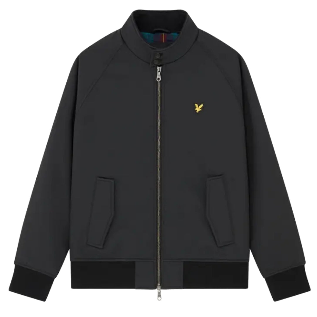 Lyle & Scott Branded Emblem Jet Black Soft Shell Jacket S