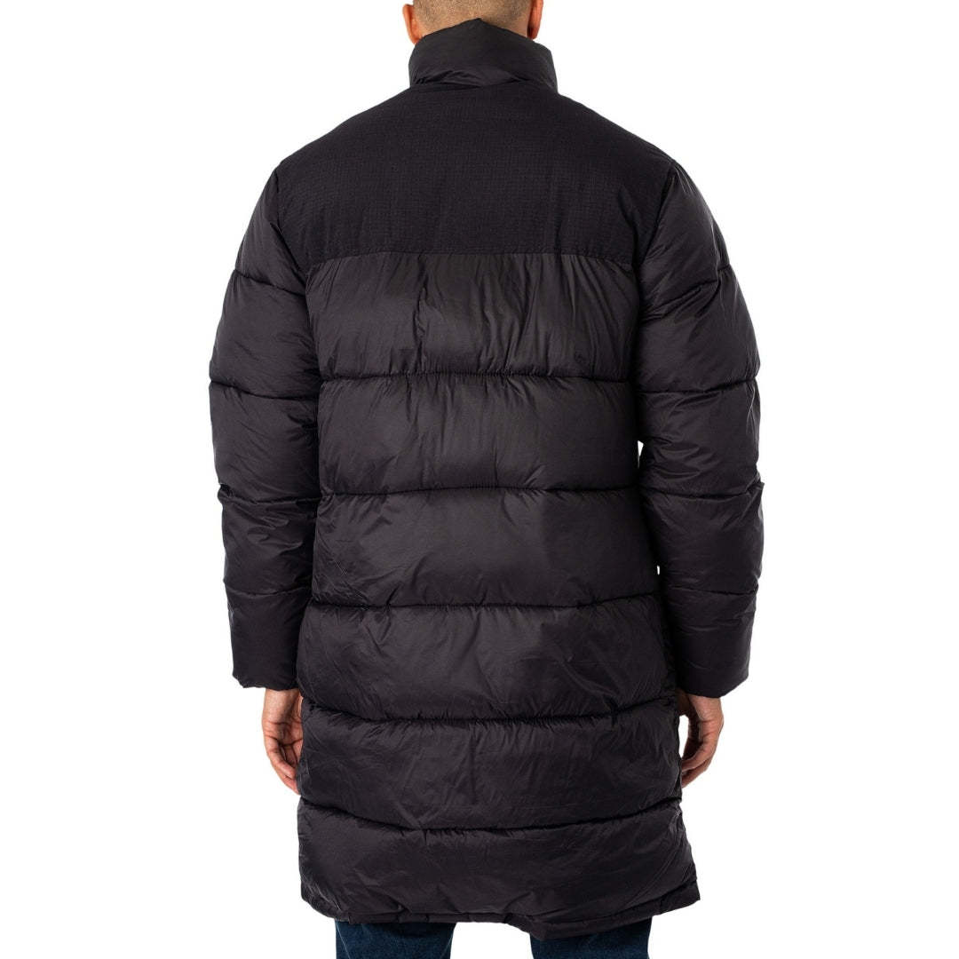 Lyle & Scott Long Wadded Puffer Black Jacket S