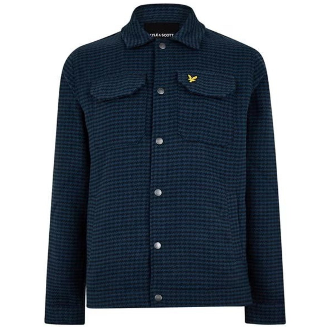 Lyle & Scott Textured Muddy Blue Jacket M