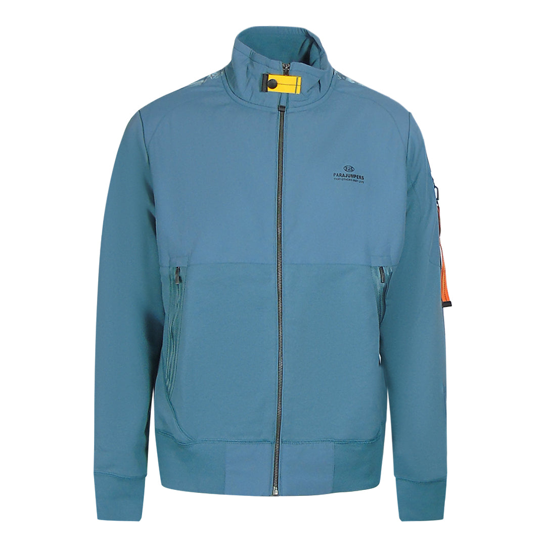 Parajumpers Jango Hydro Blue Zip-Up Sweatshirt L