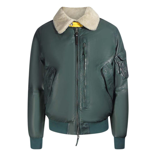 Parajumpers Josh Leather Green Gables leather Jacket L