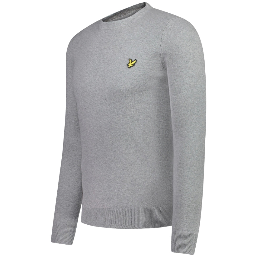 Lyle & Scott Crew Neck Mid Grey Pull Over Jumper S