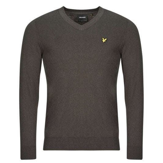 Lyle & Scott V-Neck Gunmetal Grey Pull Over Jumper S