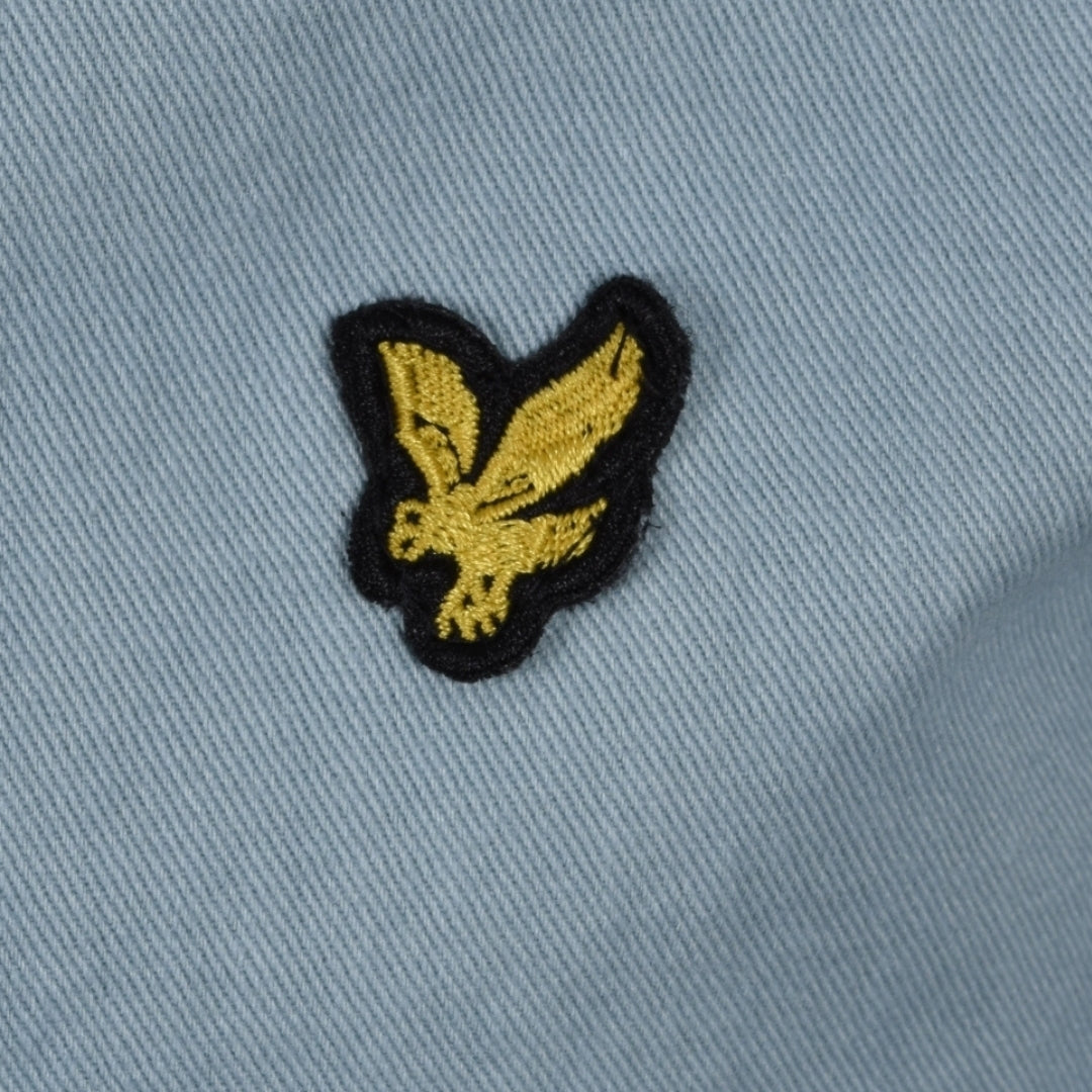 Lyle & Scott Washed Drill Overshirt Away Blue Jacket XS