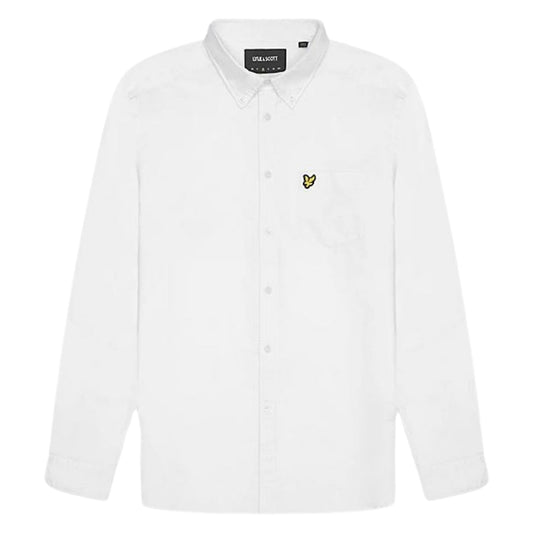 Lyle & Scott White Long Sleeve Shirt S