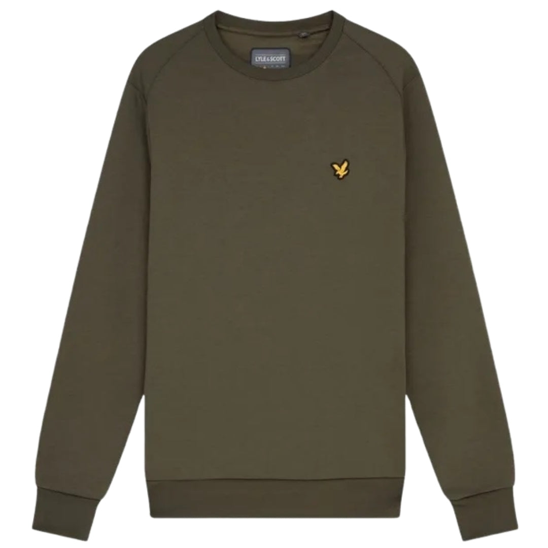 Lyle & Scott Plain Cactus Green Sweatshirt XS