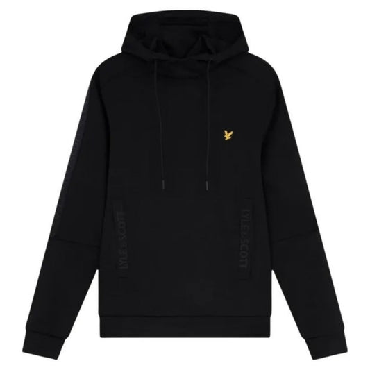 Lyle & Scott Pocket Branded Sweat Black Hoodie M