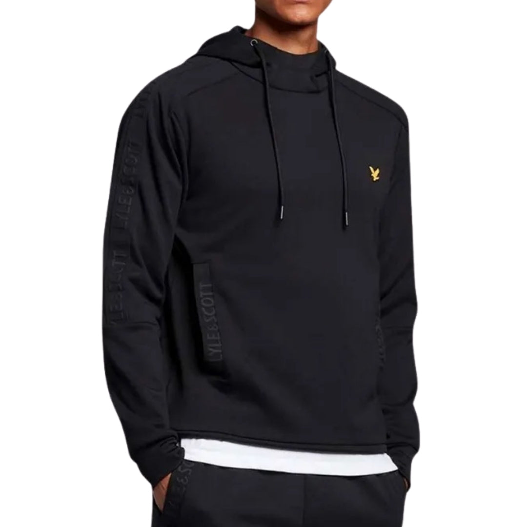 Lyle & Scott Pocket Branded Sweat Black Hoodie M