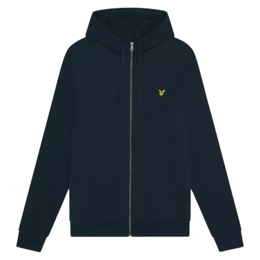 Lyle & Scott Hybrid Zip-Up Jet Dark Navy Hoodie S