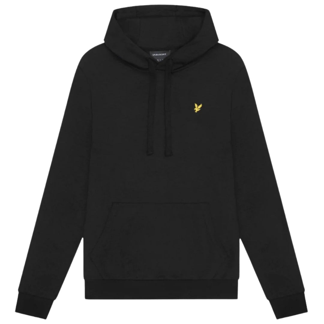 Lyle & Scott Interlock Jet Black Hoodie S