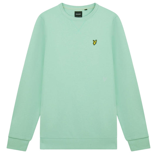 Lyle & Scott Logo Plain Turquoise Shadow Sweatshirt