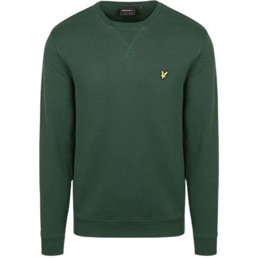 Lyle & Scott Branded Argyle Teal Green Pull-over Sweatshirt M