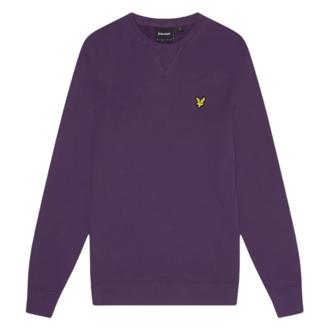 Lyle & Scott Branded Purple Pull-over Sweatshirt S