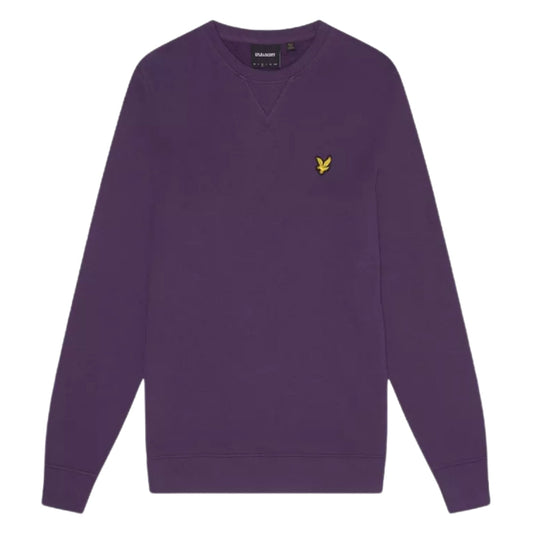 Lyle & Scott Branded Purple Pull-over Sweatshirt S