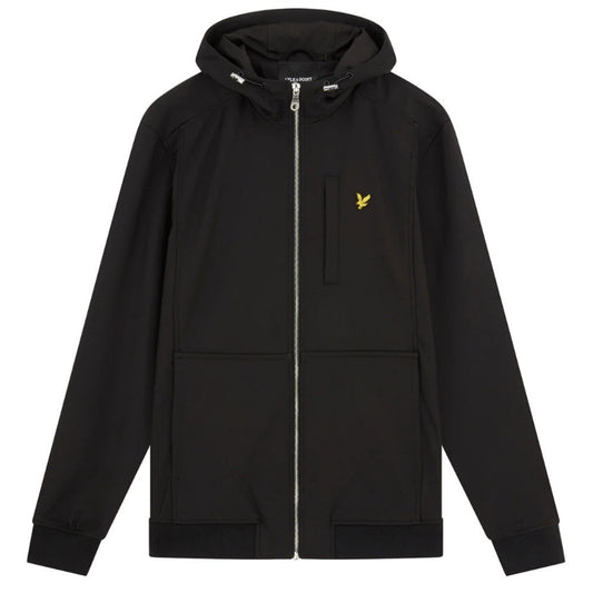 Lyle & Scott Branded Jet Black Softshell Jacket