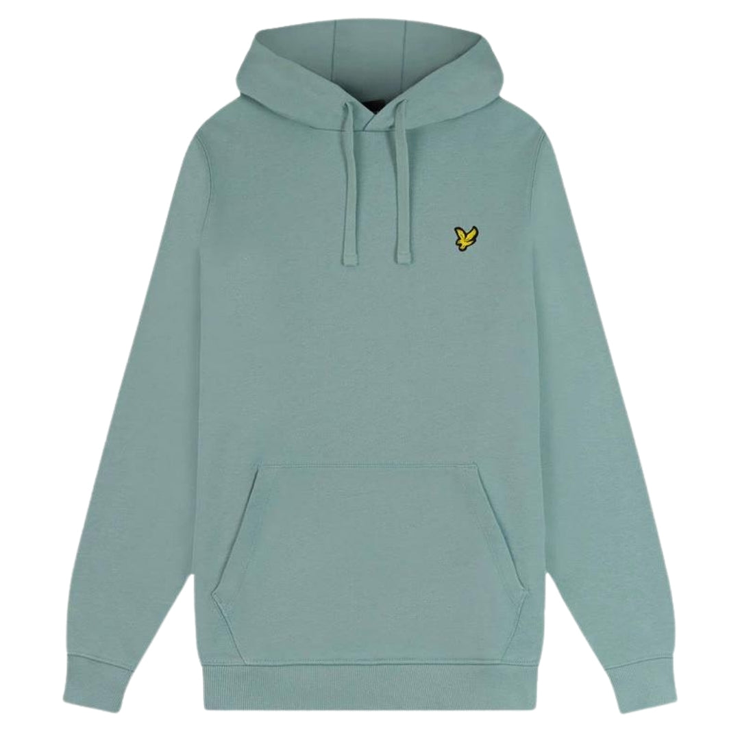 Lyle & Scott Brand Logo Slate Blue Hoodie S