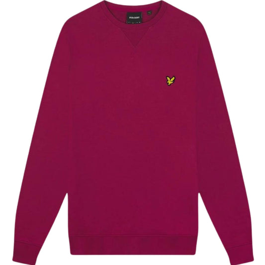 Lyle & Scott Brand Logo Rich Burgundy Sweatshirt