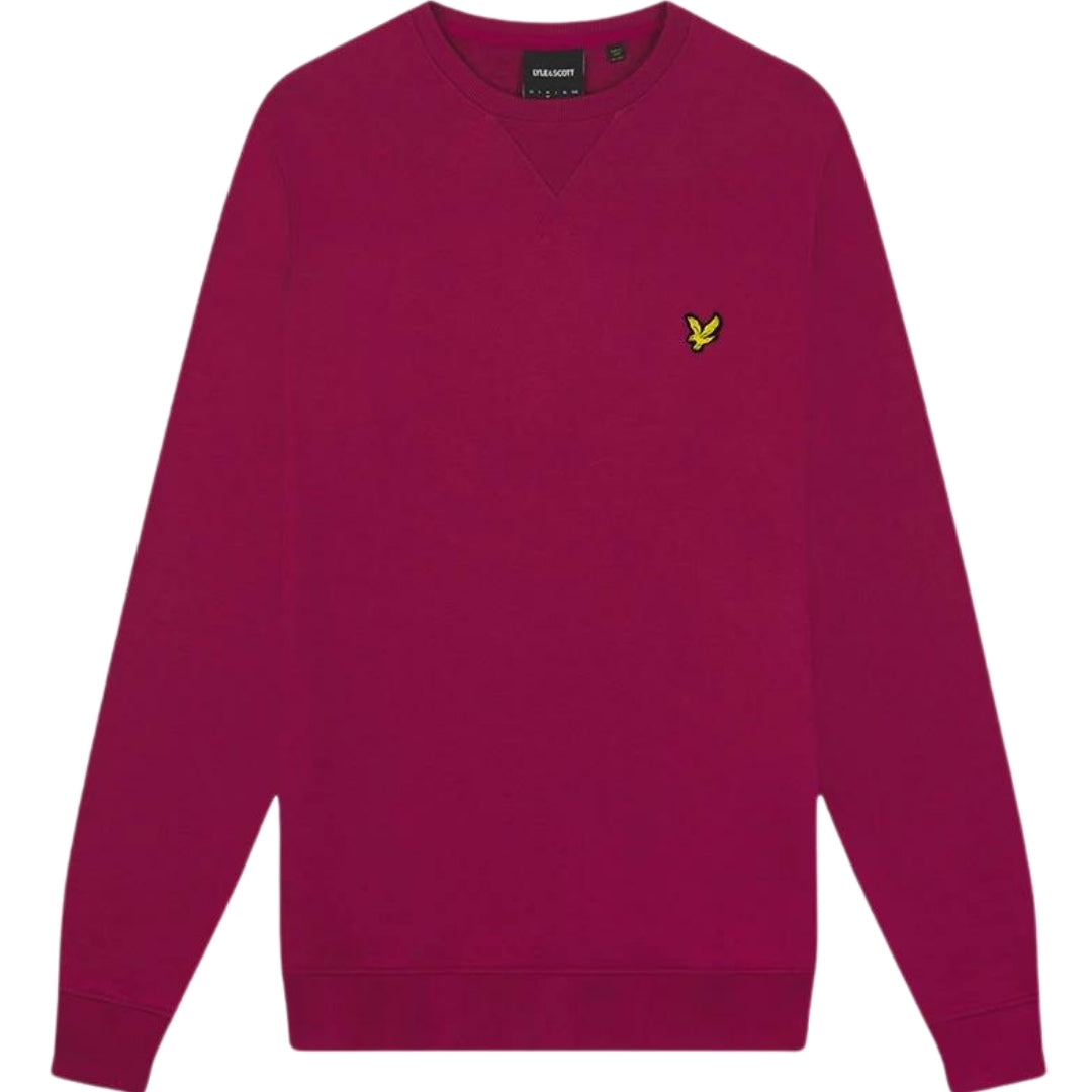 Lyle & Scott Brand Logo Rich Burgundy Sweatshirt M