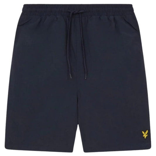 Lyle & Scott Branded Logo Dark Navy Swim Shorts