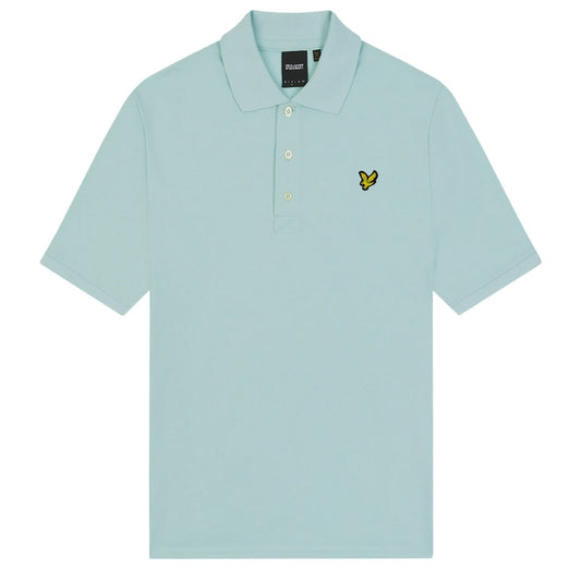 Lyle & Scott Clear Sky Blue Plain Polo Shirt