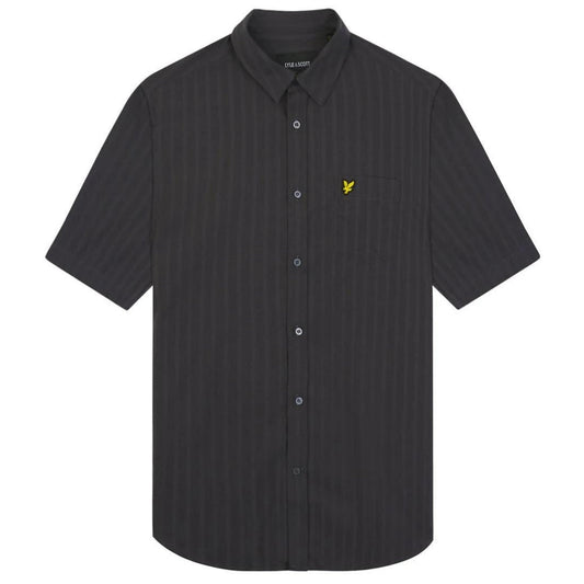 Lyle & Scott Brand Chest Logo Gunmetal Shirt