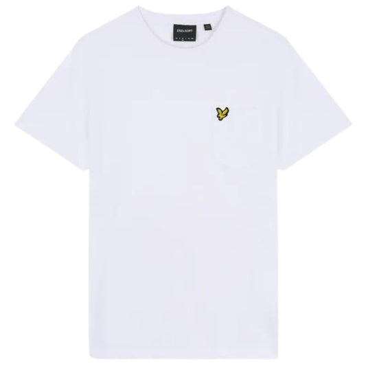 Lyle & Scott Pocket On Chest White T-Shirt