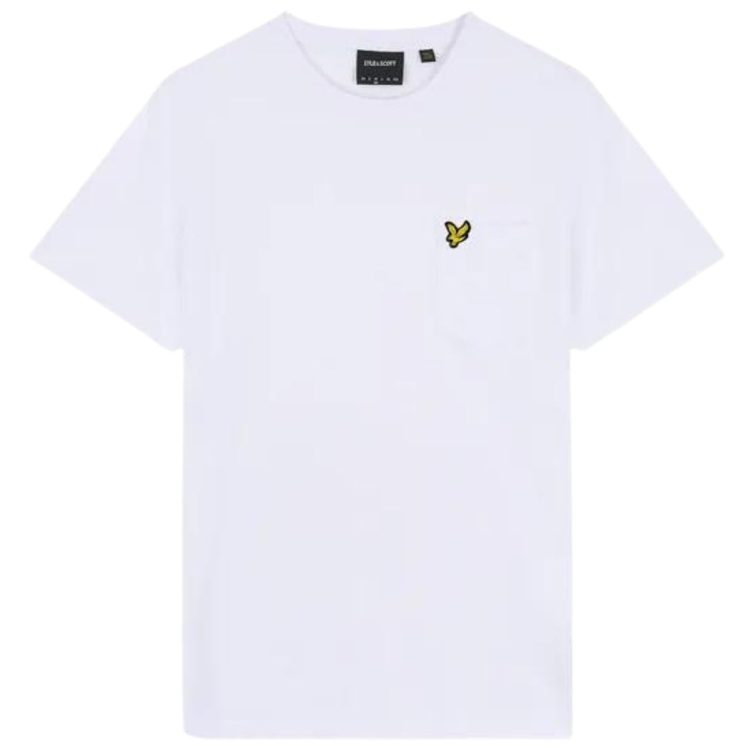 Lyle & Scott Pocket On Chest White T-Shirt M