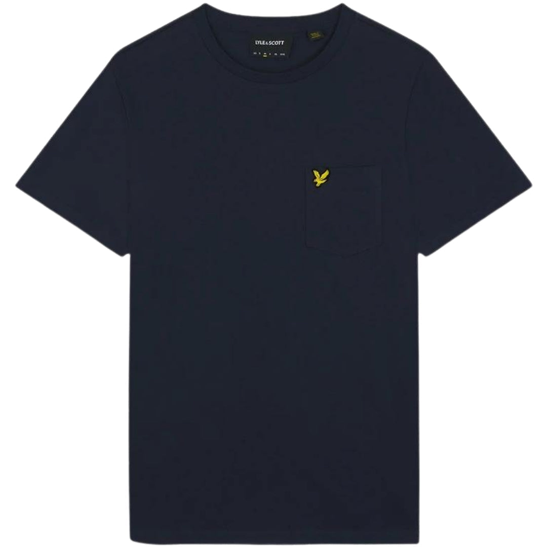 Lyle & Scott Pocket On Chest Dark Navy T-Shirt