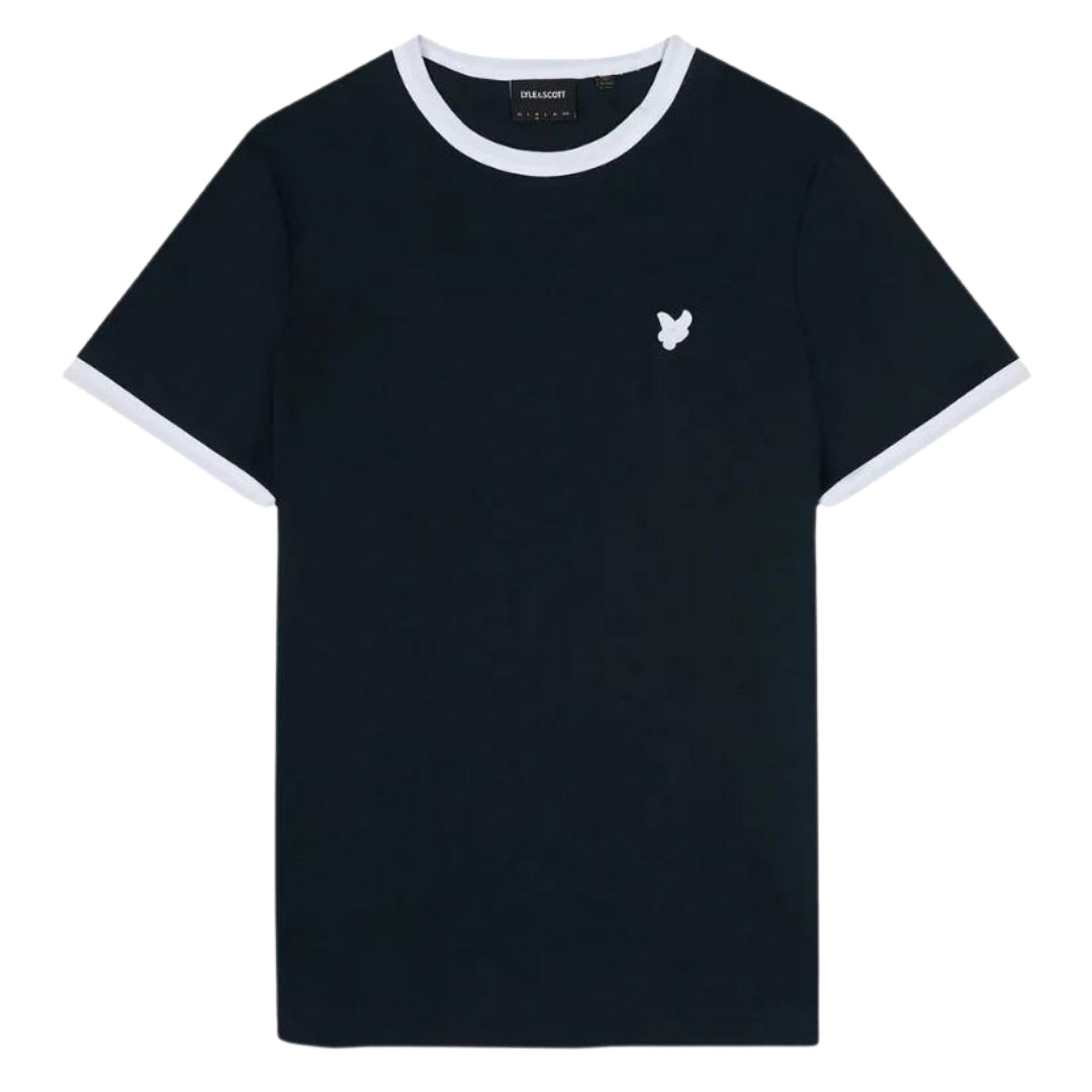 Lyle & Scott Tonal Ringer Dark Blue T-Shirt