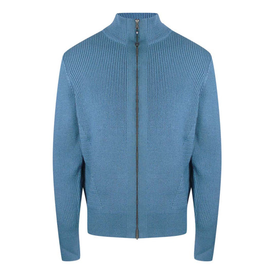 Parajumpers Manny Hydro Blue Zip-Up Sweatshirt L