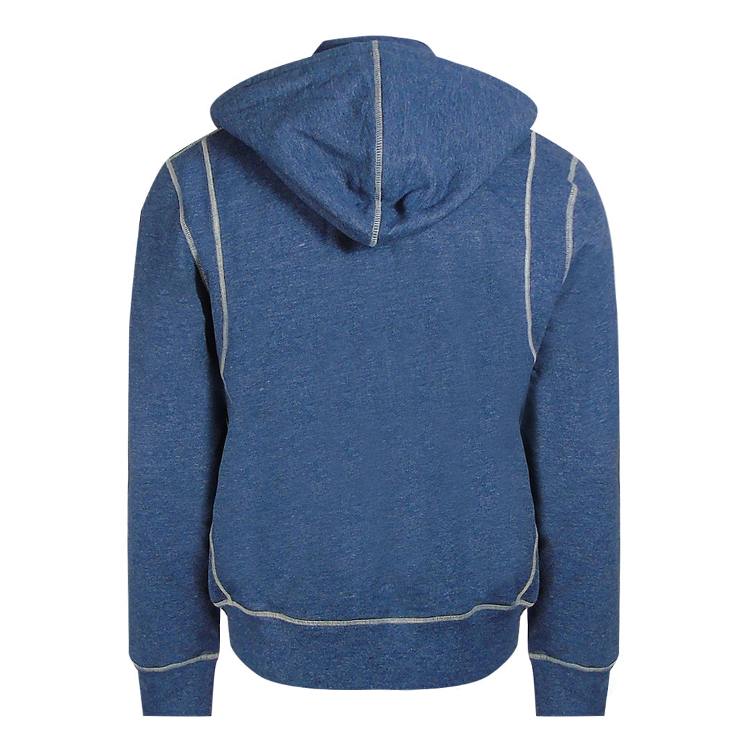 Parajumpers Zip Up Navy Blue Hoodie L